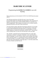 Ls1902t-1000 Programming Manual